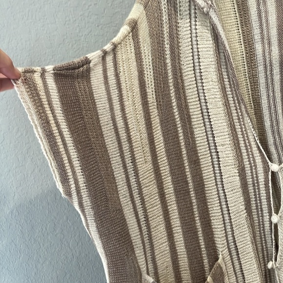 Denim & Supply linen cotton mix hooded cardigan duster - Picture 3 of 10